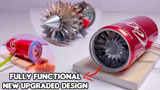 Making a Fully Functional Jet Engine from Soda can  diy Jet Engine  homemade Jet Engine [upl. by Nnaik362]