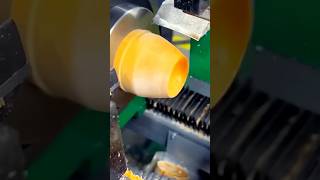 Oval wood product polishing and cutting processAmazing Advanced tools craftsman shorts [upl. by Aubry964]