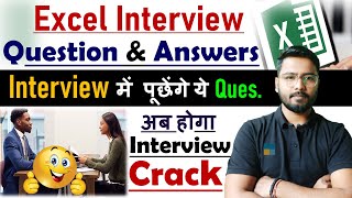 Excel interview question and answers  Job Interview in Excel  Excel Interview [upl. by Ahseinar]