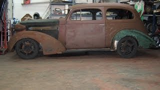 First running of the 1936 pontiac 2 door sedan [upl. by Ronoel]