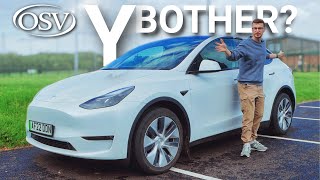 Tesla Model Y 2022 UK Review – The New EV King  OSV Car Reviews [upl. by Aicercul407]