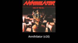 Annihilator  Annihilator Lyrics [upl. by Eldwin539]