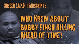 Kevin Hackie Files Did Reggie Wright JR Know About Bobby Finch Being Set Up UNSEEN Transcripts [upl. by Wettam]