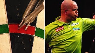 The greatest 9 darters in World Darts Championships history [upl. by Nileve]