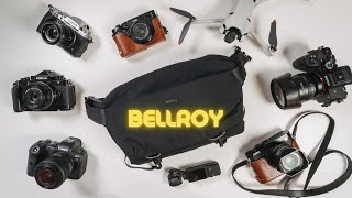 The Bellroy Venture Camera Sling Testing with Canon Nikon Sony Fujifilm DJI amp Leica Cameras [upl. by Lemal]