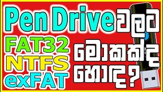 Pen drive File systems in Sinhala [upl. by Lucian701]