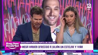 ¿Julián Elfenbein se iría a Mega Bajan su programa de Chilevisión y recibe propuesta para Festival [upl. by Irena]