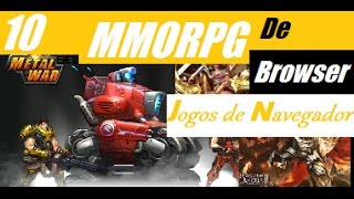 10 TOP MMORPG DE BROWSER  Jogos de Navegador  Facebook [upl. by Drofla971]