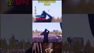 TOP 5 CRAZIEST CONCERT CROWD trippieredd sheckwes travisscott centralcee xxxtentacion crowd [upl. by Neerehs]