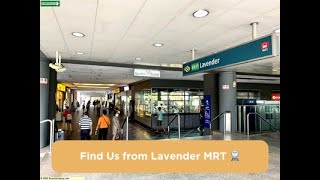 Find Light Makers Singapore from Lavender MRT🚆 [upl. by Ahslek]