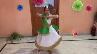 Classical Kathak Dance  Kids Dance Video  guruvandana kathakdance kathakdancersofindia dance [upl. by Auqenaj569]