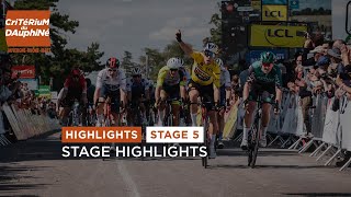 Dauphiné 2022  Stage 5  Highlights [upl. by Gere545]