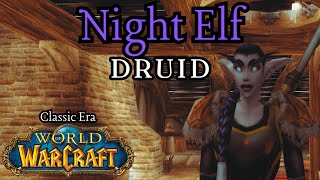 World of Warcraft Classic Era  Night Elf Druid Immersive Playthrough  Upgrades  20 [upl. by Bocoj601]