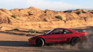 MR2 V6 SW20 Rally X Test [upl. by Nnylyar]