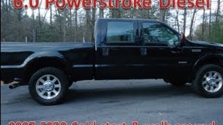 2007 F250 PowerStroke 20 degree cold start walk around HD [upl. by Harbert740]