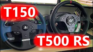 Thrustmaster T500 RS vs T150 [upl. by Gillett]