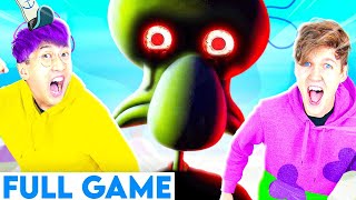 Can We Survive NIGHTMARE In SQUIDVILLE EVIL SQUIDWARD amp SPONGEBOB ATTACKED US [upl. by Jareb]