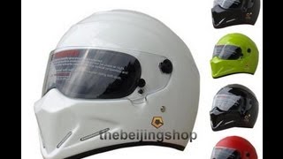 bandit Style Fighter Skull Motorcycle Helmet review by thebeijingshopcom [upl. by Amliv115]