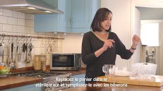 Stérilisateur microondes Tommee Tippee Berceau magique [upl. by Crandall]