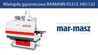 Wielopiła gąsienicowa RAIMANN KS310 340120  MarMasz  Woodworking Machines [upl. by Jentoft]