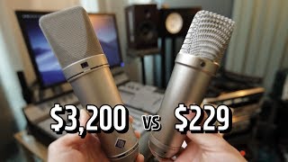 Best Large Diaphragm Condenser Microphone for recording vocals Rode NT1A vs Neumann U87AI [upl. by Atla380]