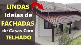 🏡 Transforme seu Horizonte 26 Fachadas Residenciais com Telhados que Impressionam e Inspiram [upl. by Araeit37]