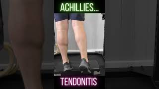 Eccentric Calf Raise the best exercise to treat Achilles tendinitis [upl. by Sonia458]