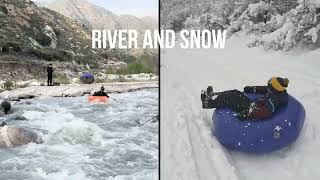 Skookum Tube by Lakesurf  Indestructable Snow AND River Tube [upl. by Cowie153]