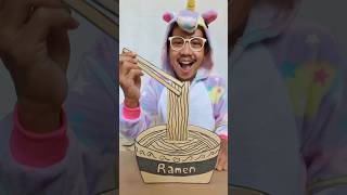 THE WORLD’S LONGEST CARDBOARD RAMEN！asmr [upl. by Niela297]