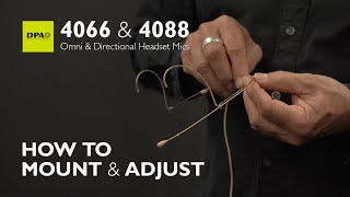 Learn how to mount and adjust 40664088 Headset Microphones properly [upl. by Adrianna64]