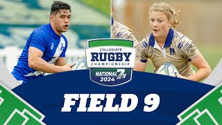 2024 Collegiate Rugby Championship  Field 9  Day 2  Session 1 [upl. by Adialeda]