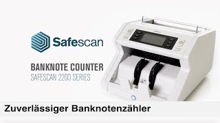 Zählen Sie Ihre Geldscheine – Safescan 2210 2250 [upl. by Lelah]