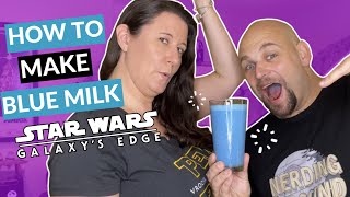 How To Make Blue Milk  Star Wars Galaxys Edge [upl. by Conners947]