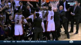 Hassan Whiteside tackles Alex Len fight fight etc [upl. by Sena]