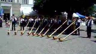 Swiss Alphorn Players [upl. by Retrac]