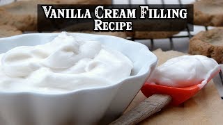 How to Make Vanilla Cream Filling Recipe  MR Recipes [upl. by Howlyn699]