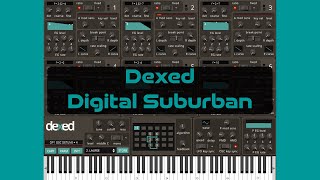 SYNTHVLOG DEXED free Yamaha DX7 emulator VSTi review [upl. by Hachmann]