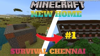 Minecraft hard survival challenge new home kivabe banai [upl. by Shultz369]