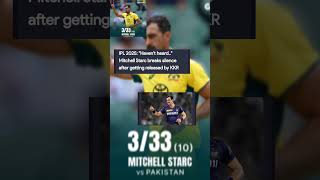 MITCHELL STATC AFTER RELASED FROM KKR shorts cricket ipl kkr shortsfeed viralshorts short [upl. by Rehnberg482]