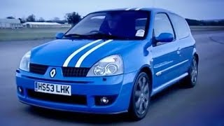 Renault Clio 182 Road Test amp Review  Top Gear [upl. by Helfant792]