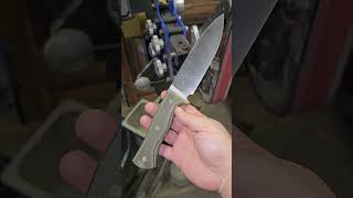 Custom Full Flat Bush Bear Primitivebearknives 80crv2 fullflat custom bushcraft survival [upl. by Ruthie]