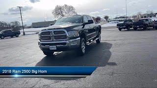 2018 Ram 2500 Big Horn Portage Baraboo Pardeeville Endeavor Madison [upl. by Koziara948]