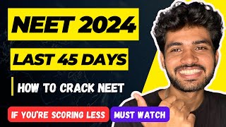 The Perfect Last 45 Days Strategy for NEET 2024  Crack MBBS 🔥 [upl. by Sliwa717]