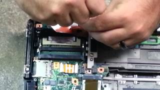 Panasonic cf19 battery connector removal [upl. by Aneerbas839]