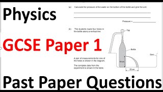 All of Physics Paper 1 GCSE Past Paper Questions and Answers  Part 2 [upl. by Audra858]