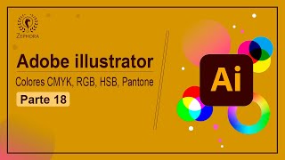 Colores CMYK RGB HSB y Pantone en Illustrator [upl. by Niwde317]