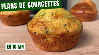 Flans de Courgettes au Chèvre Frais en 10 Minutes  La Recette Santé [upl. by Tierney]