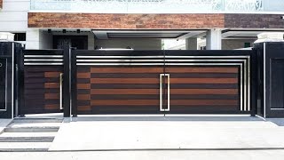 House Main gates design  Steel Gate Design  Modern Front Gate Design Ideas [upl. by Aidahs]