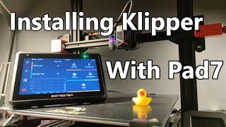 Installing Klipper on my Ender 3 Max Neo with the Pad7 from Bigtreetech [upl. by Litton779]