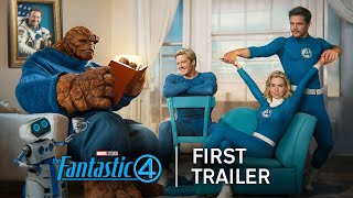 The Fantastic Four First Steps  First Trailer [upl. by Enairda]